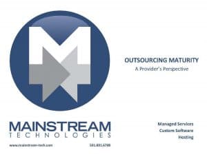  A provider's perspective of outsourcing