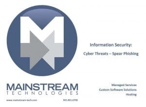 Cyber Threats - Spear Phishing