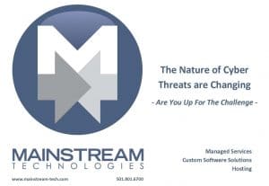 The Nature of Cyber Threats are changing